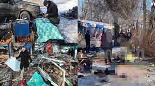 Ukrayna, Donetsk’te pazar yerini vurdu; 27 sivil vatandaş öldü