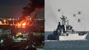 Ukrayna, Rus çıkarma gemisini vurdu; 1ölü 2 yaralı
