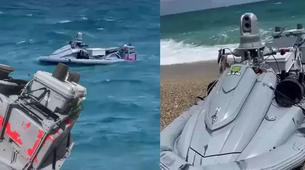 Ukrayna'ya ait patlayıcı yüklü insansız deniz aracı İstanbul sahilinde bulundu