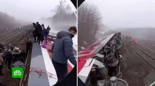 Ulyanovsk'da İki Katlı Yolcu Treni Raydan Çıktı: 59 Yaralı