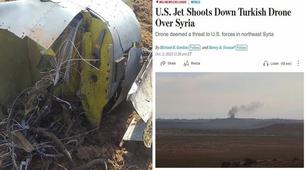 WSJ: ABD savaş uçağı Suriye’de Türk İHA'sını düşürdü