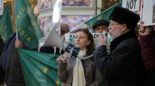 Çerkezler Rusya'yı protesto etti