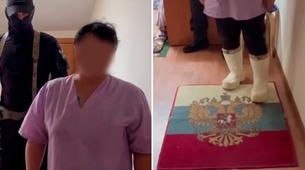 Rus Bayraklı Halıyı Yere Seren Göçmen Sınır Dışı Ediliyor