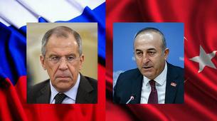 Lavrov ile Çavuşoğlu arasında 'teröristlere destek' tartışması