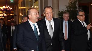 Lavrov ve Çavuşoğlu Antalya'da bir araya geldi