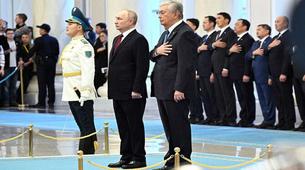 Putin, Astana’da Kazakistan Devlet Başkanı ile görüştü