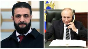 Putin, Suriye’nin Yeni Geçiş Dönemi Başkanı Ahmed Eş-Şaraa ile Görüştü