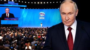 Putin ve Medvedev'den Parti Kongresi'nde Sert Mesajlar: "Zafer İçin Her Şey Yapılacak"
