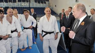 Putin bugün de Judo salonunda 