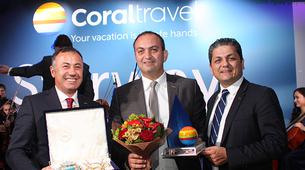 Coral Travel dünyanın en iyi 100 otelini Moskova’da ödüllendirdi, 53’ü Türkiye’den