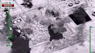 Rus jetleri, IŞİD'in petrol tesislerini böyle vurdu