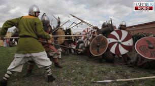 Rusya’da Viking festivalinden renkli görüntüler