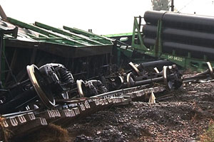 Dağıstan'da trene saldırı; tren raydan çıktı, ölü ve yaralı  yok