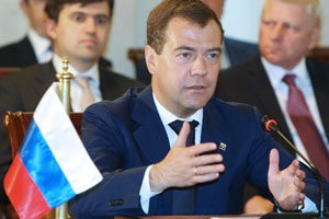 Medvedev Hamas lideri Meşal'le görüştü