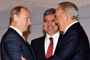 Cumhurbaşkanı  Gül, Rusya Başbakanı Putin'i kabul etti