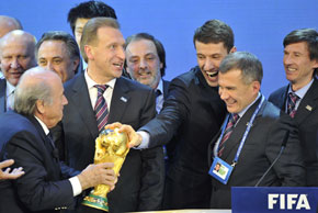 2018 Dünya Kupası  Rusya'da oynanacak, Moskova'da zafer havası