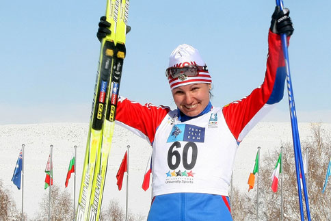 Erzurum'da ilk altın madalyayı  Rus sporcular kazandı