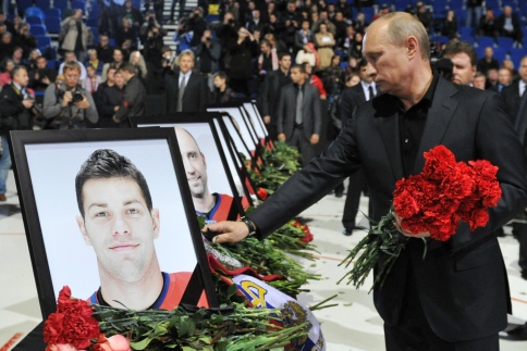Uçak kazasında oyuncuları ölen Yaroslavl hokey takımı ligden çekildi
