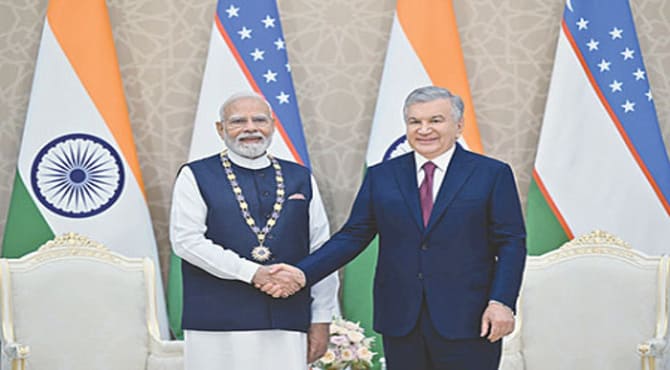 Hindistan, Orta Asya’ya Özbekistan Üzerinden Açılıyor