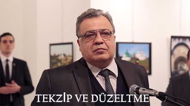 Karlov soruşturması kapsamında yayınlanan bir haberle ilgili tekzip metni