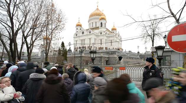 Rusya’da “Hz. İsa’nın kutsal emanetlerine” yoğun ilgi