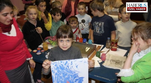 Rus-Türk Kültür Merkezi kimsesiz çocukları sevindirdi