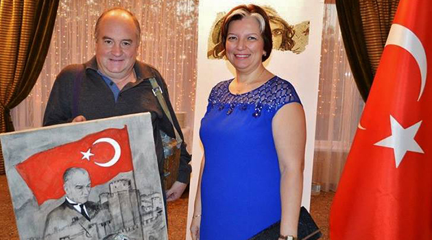 Rus ressamdan dostluk çağrısı: Türkiye'yi seviyorum, Türkler dostum!