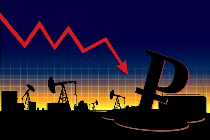 Petrol fiyatlarındaki düşüş Rubleyi vurmaya devam ediyor