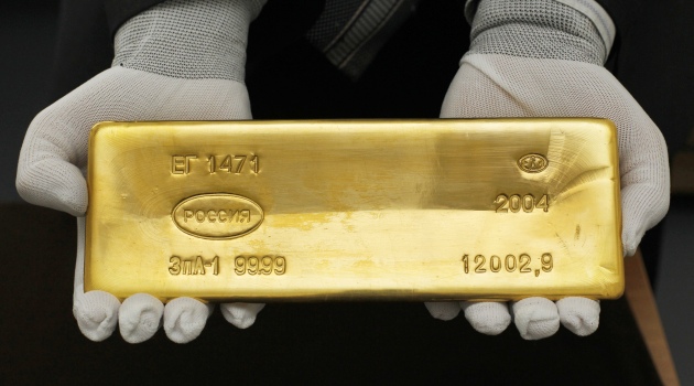Rusya rezervlerini artırdı, bir defada 30 ton altın aldı
