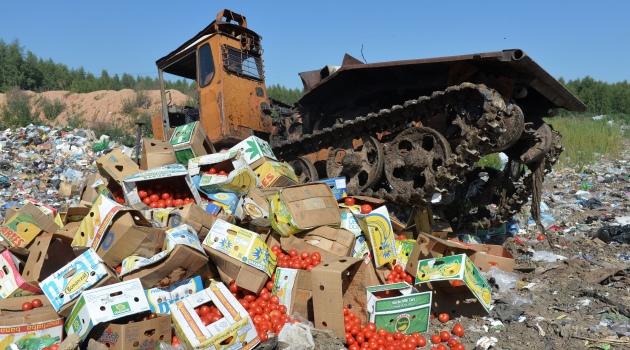 Rusya ambargolu 340 ton gıdayı imha etti
