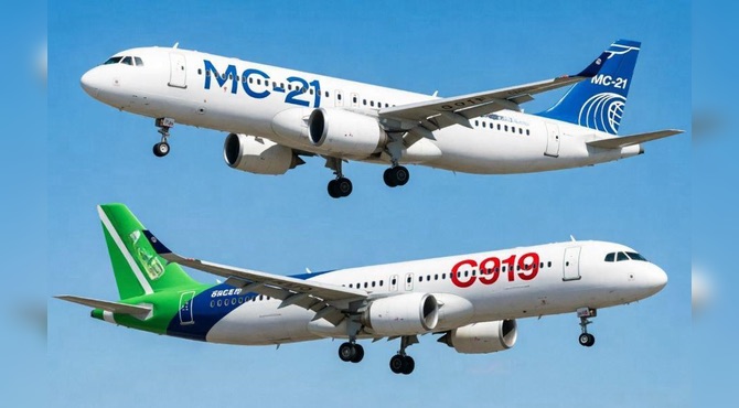 Rus ve Çin Yerli Yolcu Uçakları Boeing ve Airbus’a Rakip Oluyor