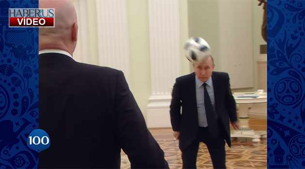 Putin, Infantino ile Kremlin'de top sektirdi