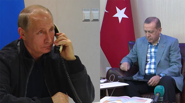 10 dakika süren Putin-Erdoğan telefon görüşmesinin tamamı yayınlandı