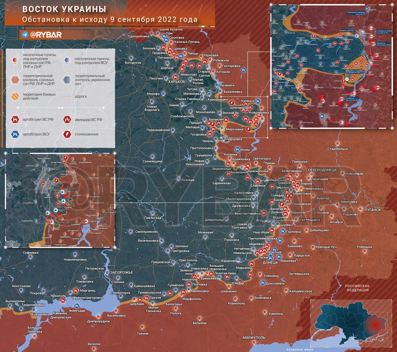 10 Eylül itibarıyla Ukrayna’da cephe haritası ve son durum