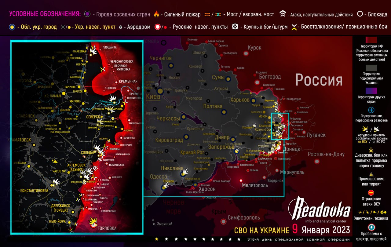 10 Ocak: Ukrayna’da şiddetli çatışmalar ve cephe haritasında son durum