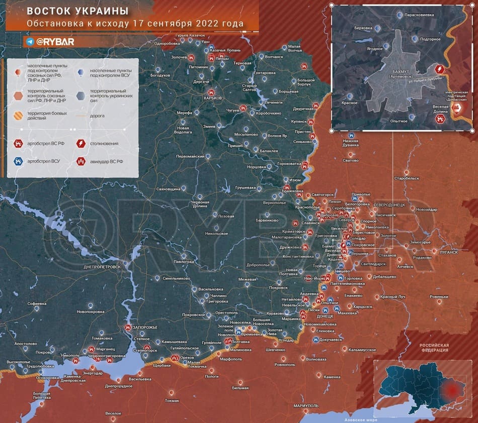 19 Eylül itibarıyla cephe haritası ve Ukrayna’daki son durum