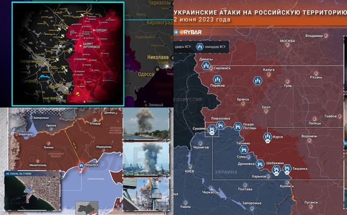 2 Haziran Cephe Haritası: Ukrayna, Rus şehirlerine havadan ve karadan saldırıları artırdı