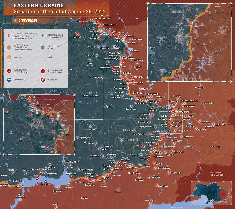 27 Ağustos itibarıyla Ukrayna’da cephe haritası