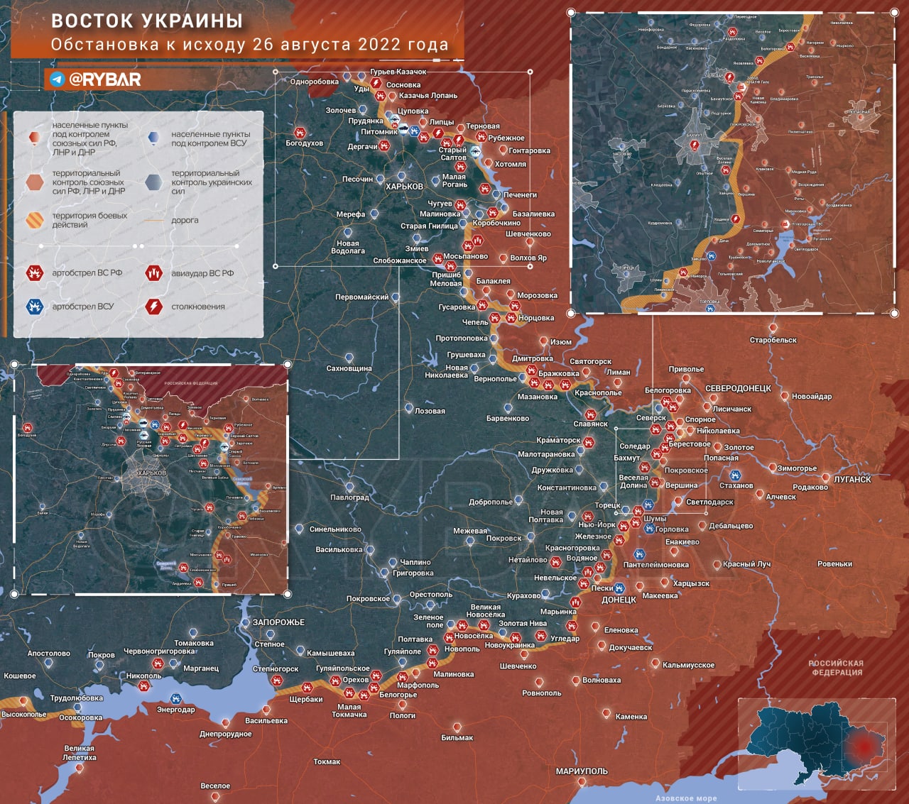 31 Ağustos itibarıyla Ukrayna’da cephelerde son durum