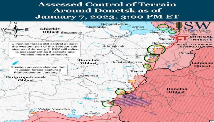 8 Ocak: Ukrayna’da cephe haritası ve çatışmalarda son durum