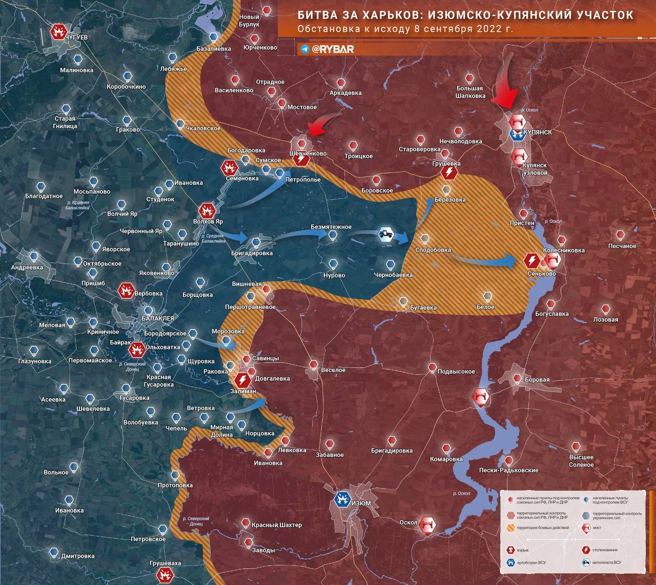 9 Eylül itibarıyla Ukrayna’da cephe haritası ve son durum