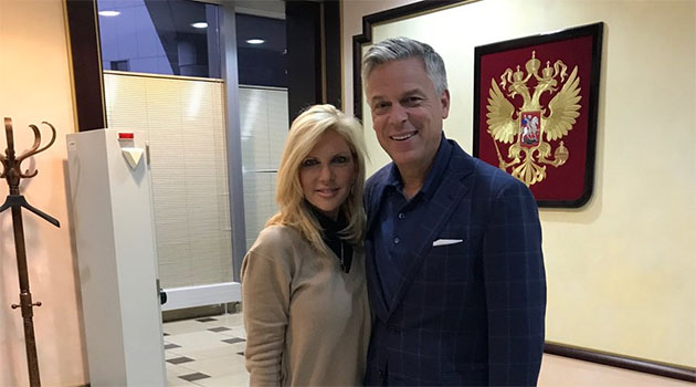 ABD'nin yeni Rusya Büyükelçisi Huntsman Rusya'ya geldi