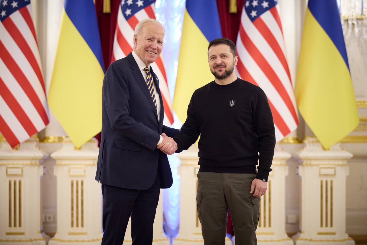 ABD Başkanı Biden Kiev’de Zelenskiy ile görüştü