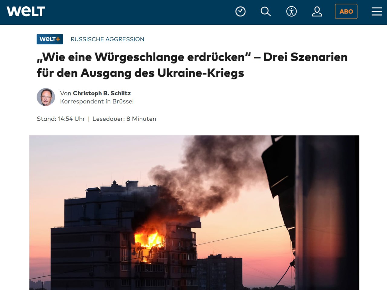 Die Welt: Ruslar Günlük 15-20 km İlerliyor: Ukrayna Savunması Çöküyor