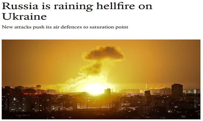 The Economist: Rusya Ukrayna'ya 'Cehennem Ateşi' Yağdırmaya Devam Ediyor
