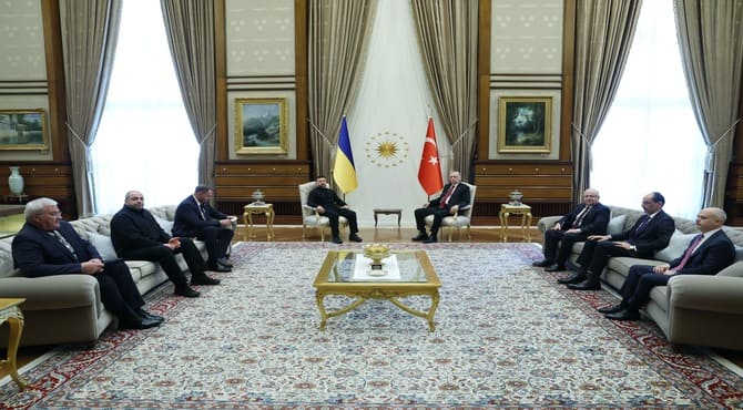 Erdoğan Ankara'da Zelensky İle Görüştü