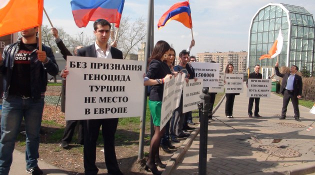 Moskova’da Türkiye Büyükelçiliği önünde Ermeni gösterisine izin yok