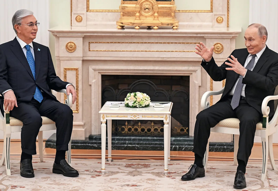 Kazak Lider ABD Dönüşü Kremlin'de Putin ile Görüştü