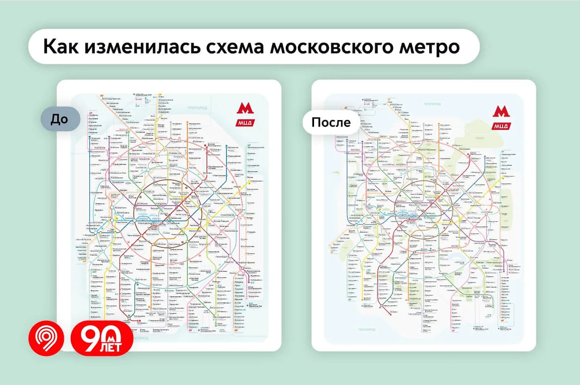 Moskova Metro Haritası Yenilendi