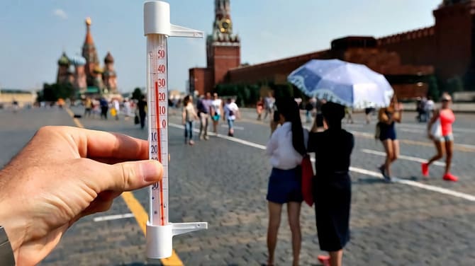 Moskova'da 30 Yıllık Temmuz Sıcaklık Rekoru Kırıldı